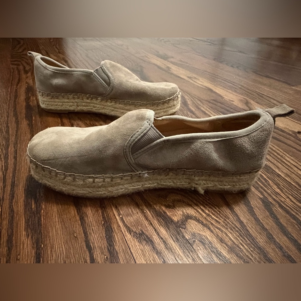 Sam Edelman tan espadrille slip on flats shoes, size 7.5 - Picture 3 of 7